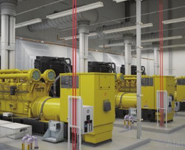Generator room, substation room
