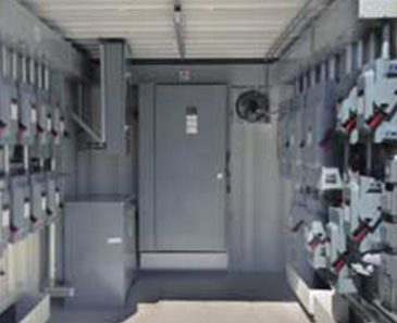 Distribution room, transformer room