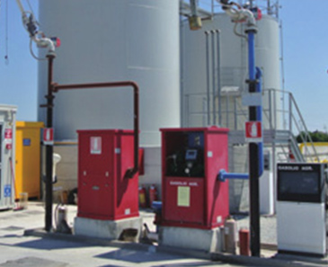 Small oil depot